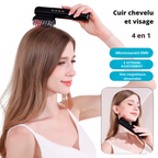 HEAD MASSGER COMB 4 en 1 - Peigne Massant Électrique Multifonctions – Soin & Croissance Cheveux