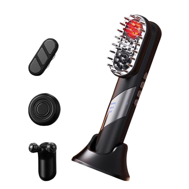 HEAD MASSGER COMB 4 en 1 - Peigne Massant Électrique Multifonctions – Soin & Croissance Cheveux